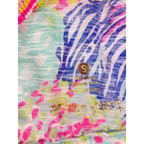 Lilly Pulitzer Alia Fringe Tunic Top Small - Picture 6 of 6